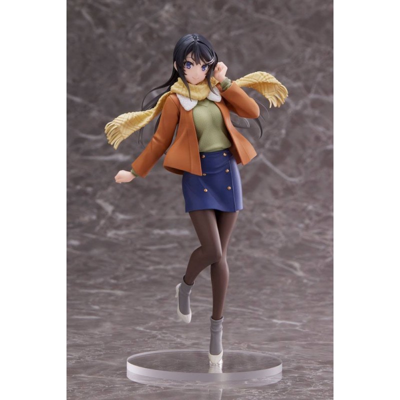 Figurine Rascal Does Not Dream of a Dreaming Girl Mai Sakurajima Winter Wear Version