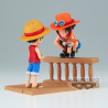 Figurine One Piece WCF Log Stories Ace et Luffy