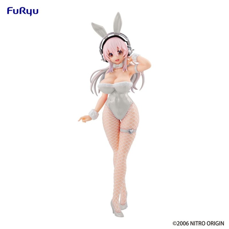 Figurine Super Sonico BiCute Bunnies Super Sonico Pearl White Version