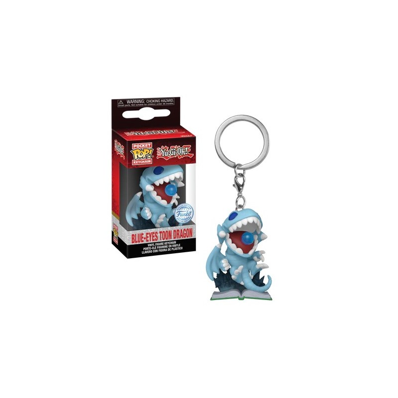 Porte-clés Yu Gi Oh Pocket POP! Blue-Eyes Toon Dragon