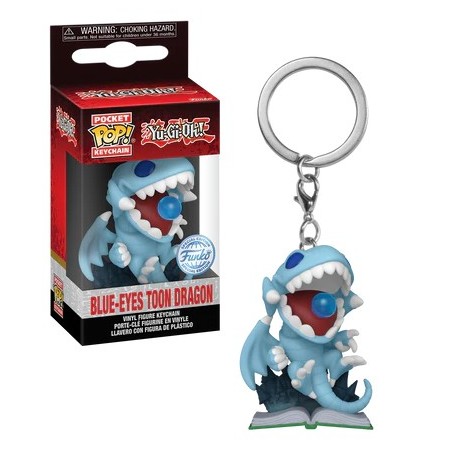 Porte-clés Yu Gi Oh Pocket POP! Blue-Eyes Toon Dragon