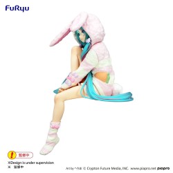 Statuette PVC Hatsune Miku Noodle Stopper Rabbit Ear Hood Pajama