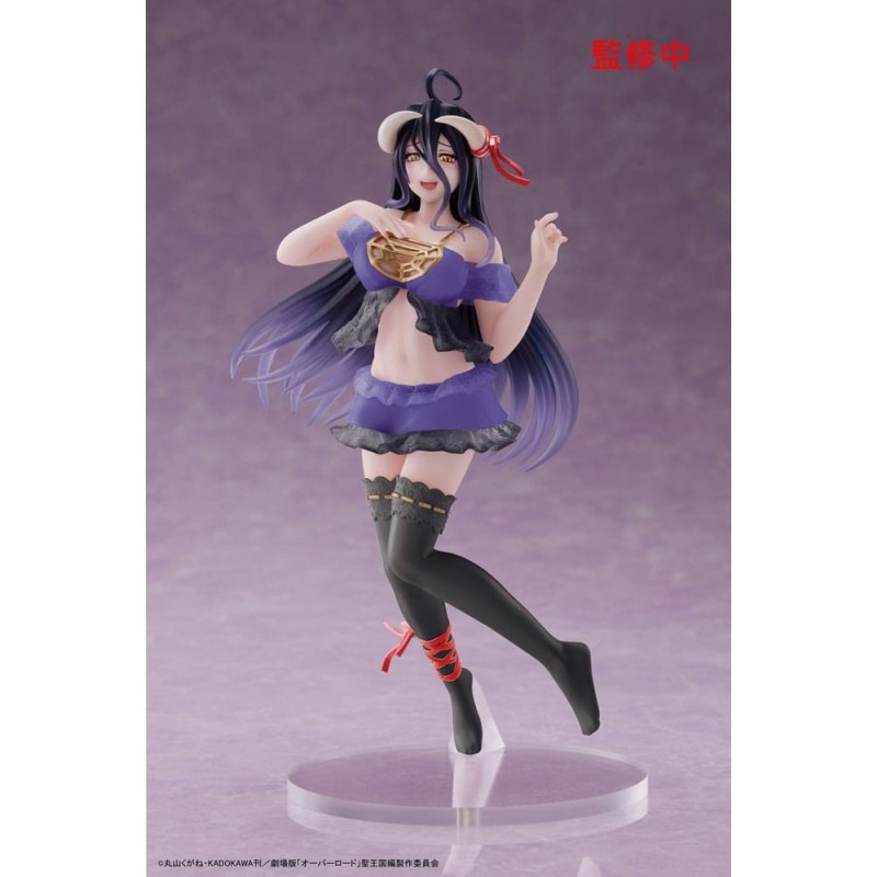 Figurine Overlord IV Coreful Albedo Nightwear Version