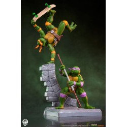 Pack de 4 statuettes Les Tortues Ninja Sabretooth