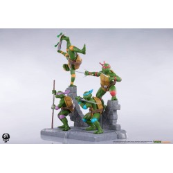 Pack de 4 statuettes Les Tortues Ninja Sabretooth