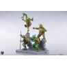 Pack de 4 statuettes Les Tortues Ninja Sabretooth