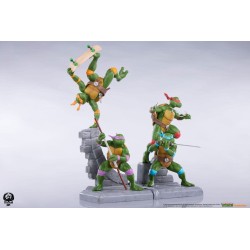 Pack de 4 statuettes Les Tortues Ninja Sabretooth