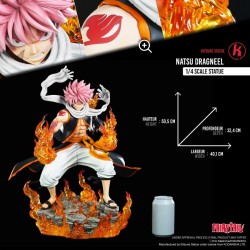 Statuette en résine Fairy Tail 1/4 Natsu Dragneel