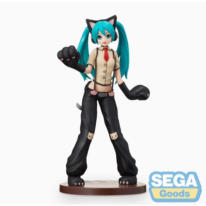 Figurine Hatsune Miku Project DIVA Arcade Future Tone SPM Hatsune Miku Kitty Cat