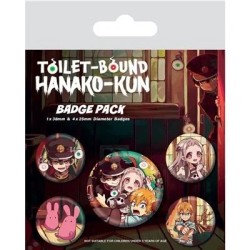 Lot de 5 Badges Toilet-Bound Hanako-Kun