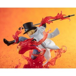 Statuette One Piece Figuarts Zero Extra Battle Sabo Fire Fist Rook Check