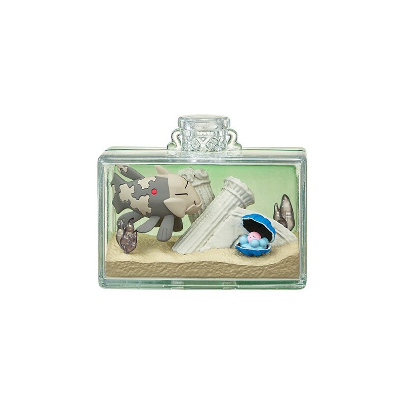 Diorama Pokemon Aqua Bottle Collection 2 Relicanth et Coquiperl