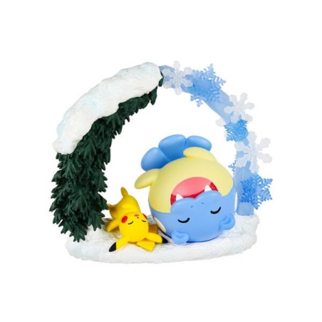 Diorama Pokemon Circular Collection Pikachu et Obalie