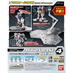 Socle pour maquette Gundam Action Base 4 Clear