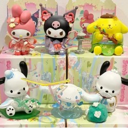 Figurine Sanrio Miniso Rhyme Flower Collection Blind Box