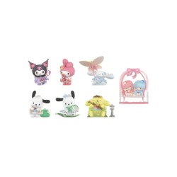 Figurine Sanrio Miniso Rhyme Flower Collection Blind Box