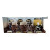 Lot de 4 Figurines Fallout Movie Maniacs Lucy, Maximus, The Ghoul & Vault Boy