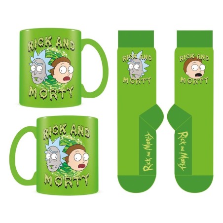 Set Mug et Chaussettes Rick and Morty