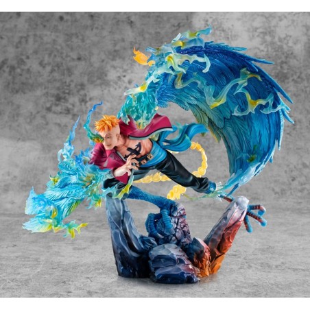 Statuette One Piece P.O.P. MAS Maximum Marco the Phoenix Leader of 1st group of Whitebeard Pirates