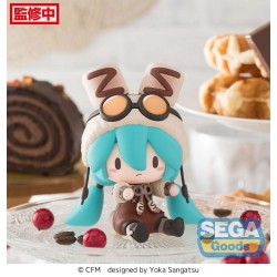 Figurine Character Vocal Series 01: Hatsune Miku Fuwa Petit Chibi Hatsune Miku Marshmallow Hot Cocoa