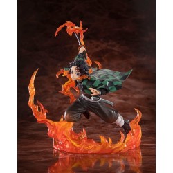 Statuette Demon Slayer Figuarts Zero Kamado Tanjiro Kyojuro Rengoku's Sword Guard Version